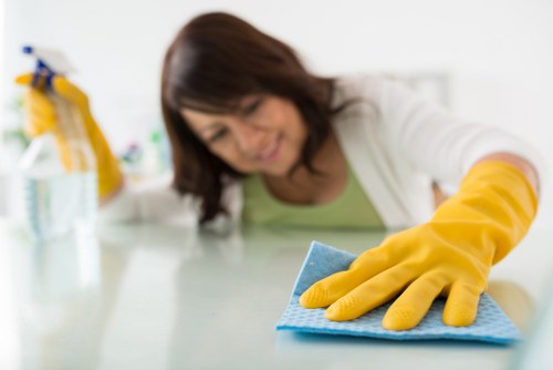 Deep cleaning process for business carpeted areas